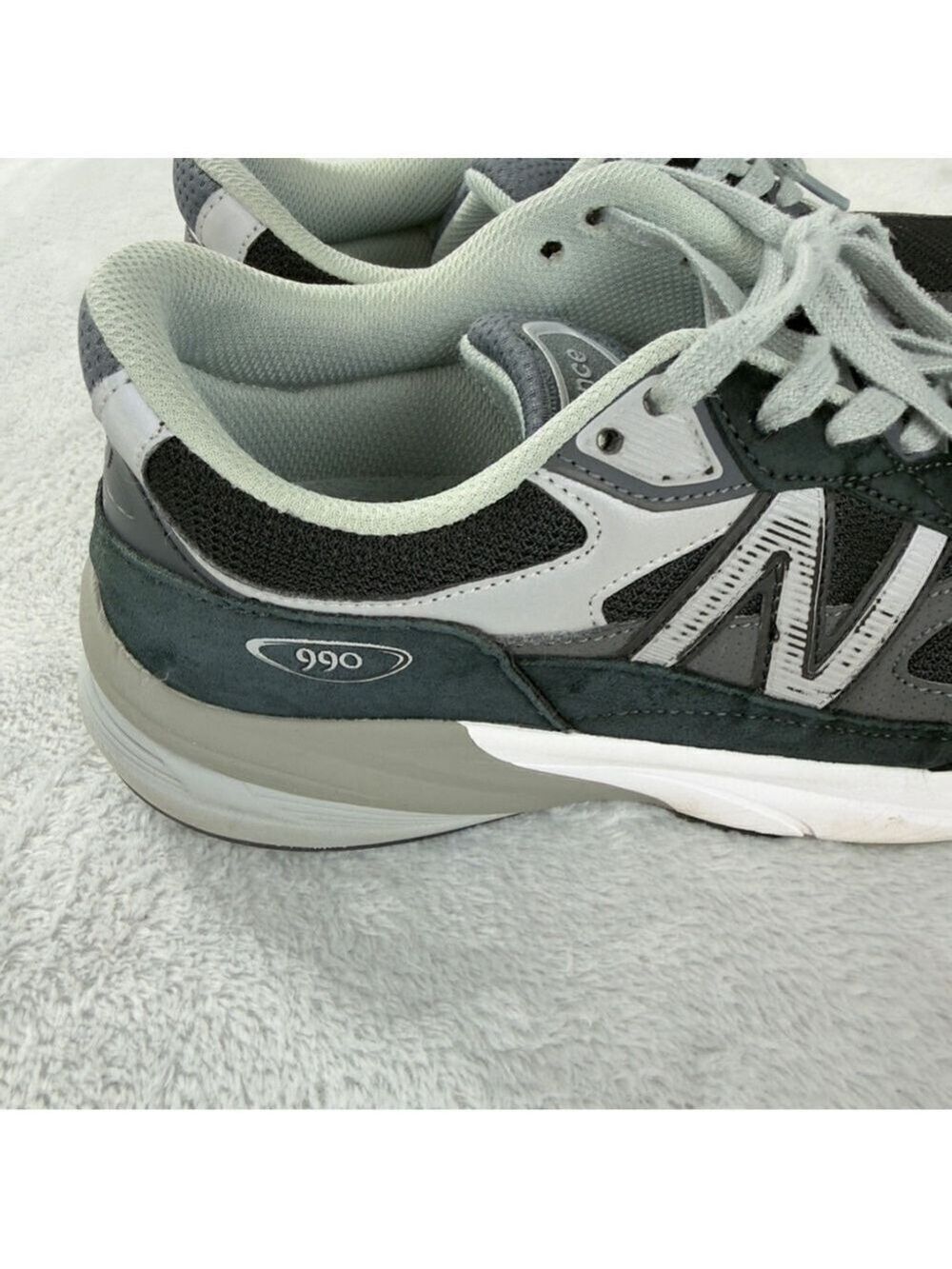 New Balance Men's Size 8.5 US/8 UK/42 EU M990BK6 Made in USA 990v6 Black/Grey - Picture 7 of 12